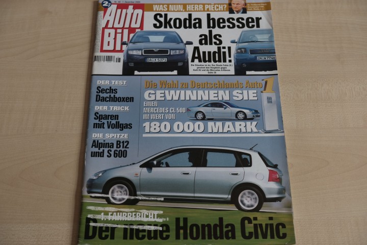 Deckblatt Auto Bild (48/2000)